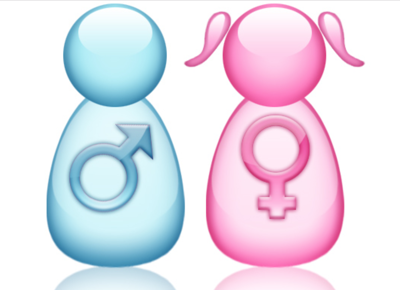 maschio femmina gender x bambini