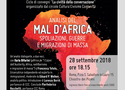 Migranti, guerre, spoliazioni: a Roma convegno non "convenzionale" sull'Africa