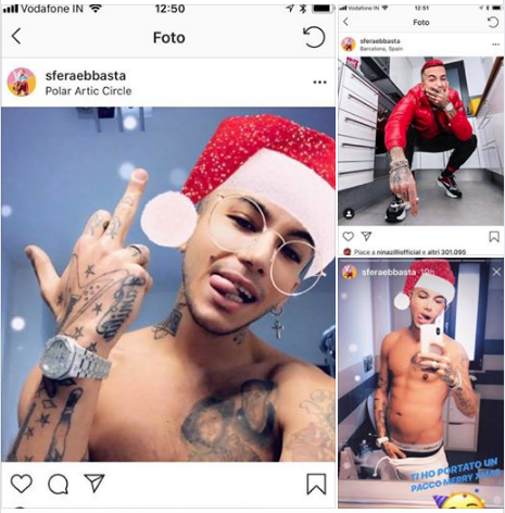 sfera ebbasta selvaggia lucarelli