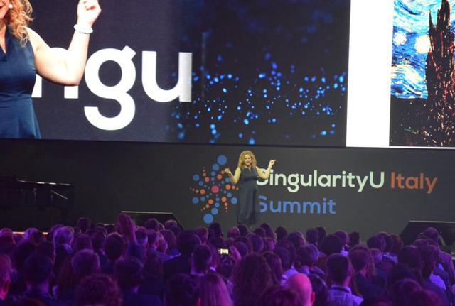 Un momento del Singularity University Summit.
