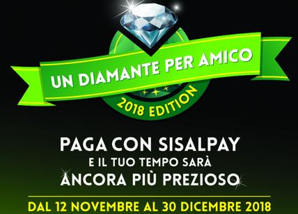 SisalPay lancia il concorso ad estrazione “Un Diamante per Amico-2018 edition"