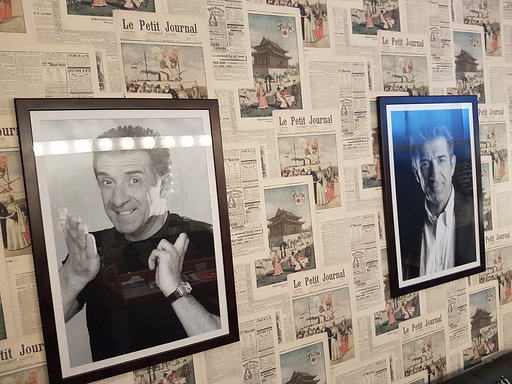 Striscia la Notizia, il camerino di Ezio Greggio Striscia la Notizia, il camerino di Ezio Greggio