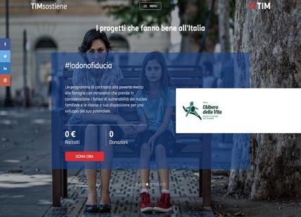 Parte "TIMsostiene", nuova piattaforma crowdfunding per progetti Terzo Settore