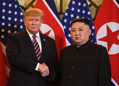 trump kim ape