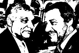 Il fatto della settimana, Salvini e Orban visti dall'artista