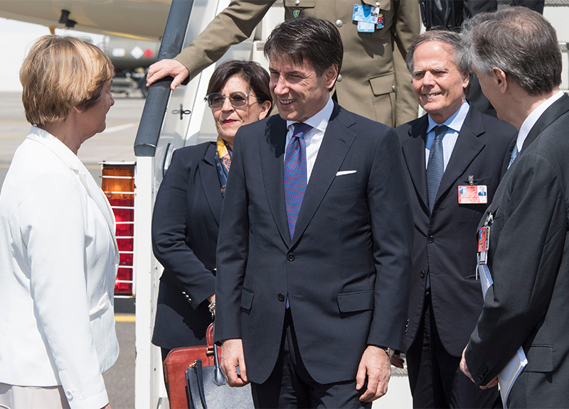 Vertice Nato ape conte moavero trenta