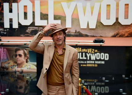 Brad Pitt sul red carpet dei C'era una volta a Hollywood a Città del Messico