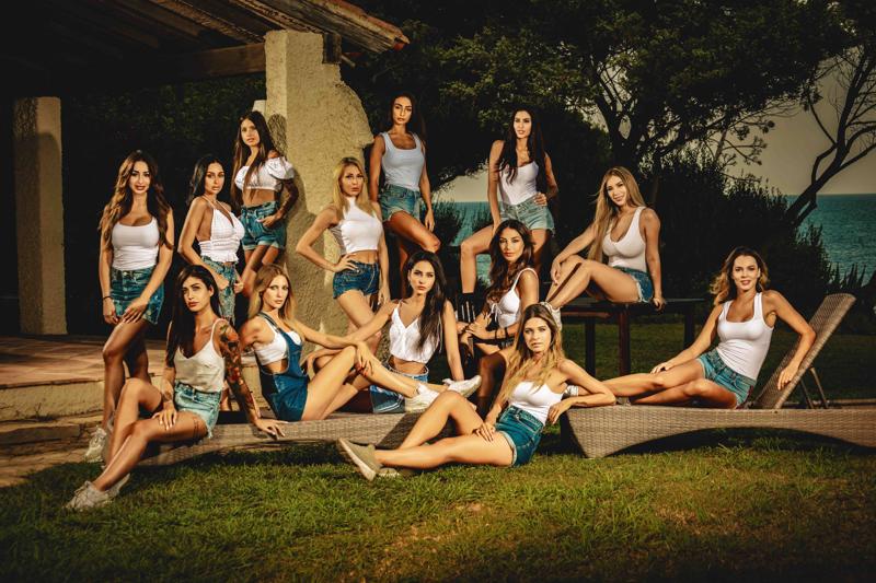 TEMPTATION ISLAND VIP 2019 SINGLE DONNE - (da sinistra a destra a partire dall'alto): Fede Spano, Gaia Mastrototaro, Valentina Galli, Alice Bertelli, Silvia Tramonte, Marina Vetrova, Ana Paula Manzanal, Cecilia Zagarrigo, Zoe Mallucci, Antonietta Fragasso, Daniela Troisi, Federica Francia e Marta Krevsun