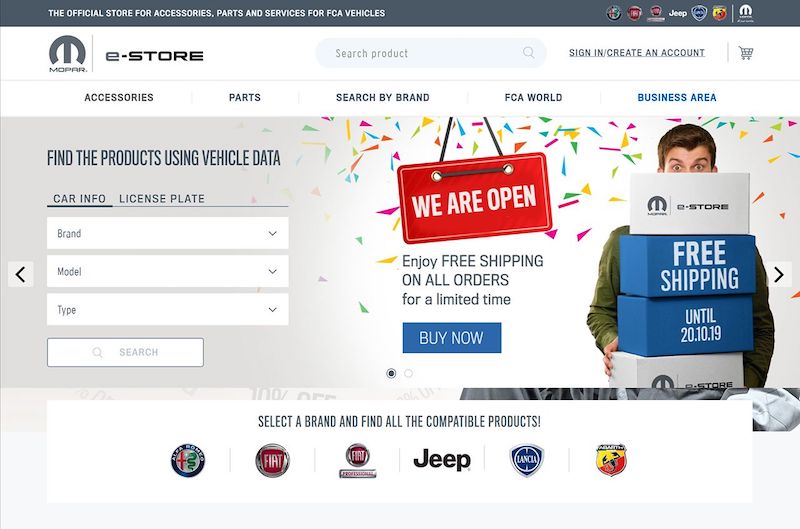 190926 Mopar Store Home page Eng 02