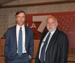 LA7 il Presidente Urbano Cairo presenta la nuova stagione TV 2019-2020.