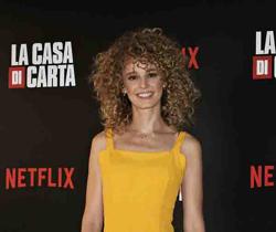La casa di carta: il cast protagonisti alla Borsa Italiana di Milano.