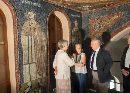 Sant'Ambrogio, cupola del Sacello restaurata, visite da seconda metà di agosto