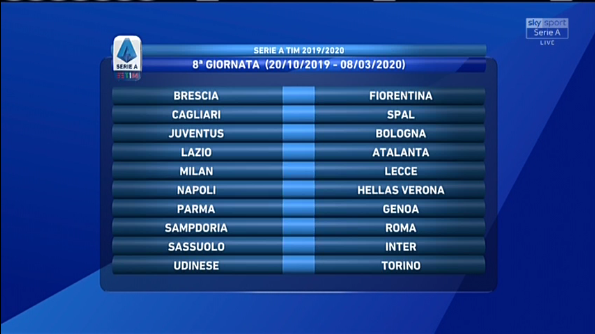 8 2019 07 29 Calendario Serie A in LIVE STREAMING(3)