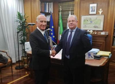 Angelo Sticchi Damiani e Antonio Caponetto