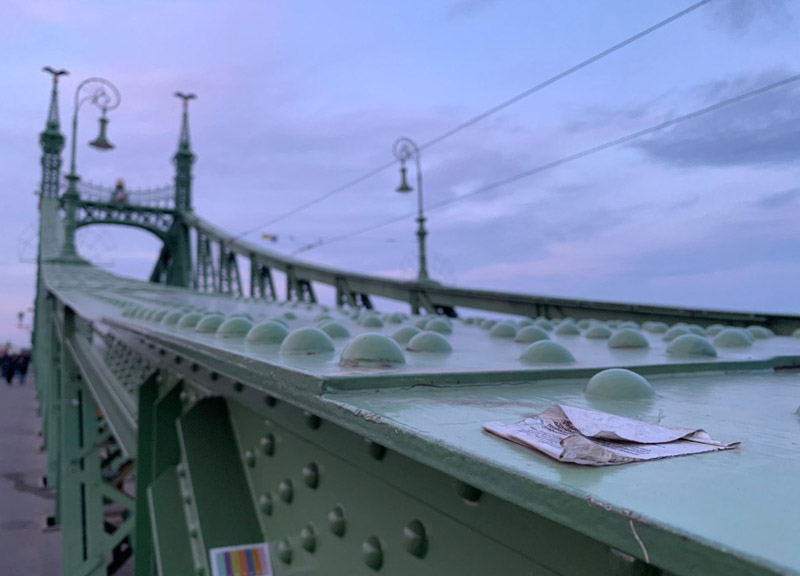 Il Ponte della Libertà che collega Buda e Pest Il Ponte della Libertà che collega Buda e Pest