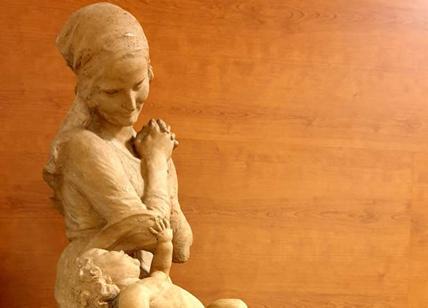 Camera di Commercio di Firenze, restaurata la “Donna con bambino” di Zambini