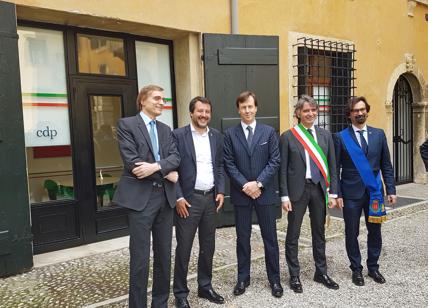 CDP: inaugurata la nuova sede di Verona, presente il Vicepremier Salvini