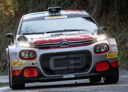 66° Rally Sanremo, la Citroën C3 R5 di Rossetti-Morisi prepara per la sfida