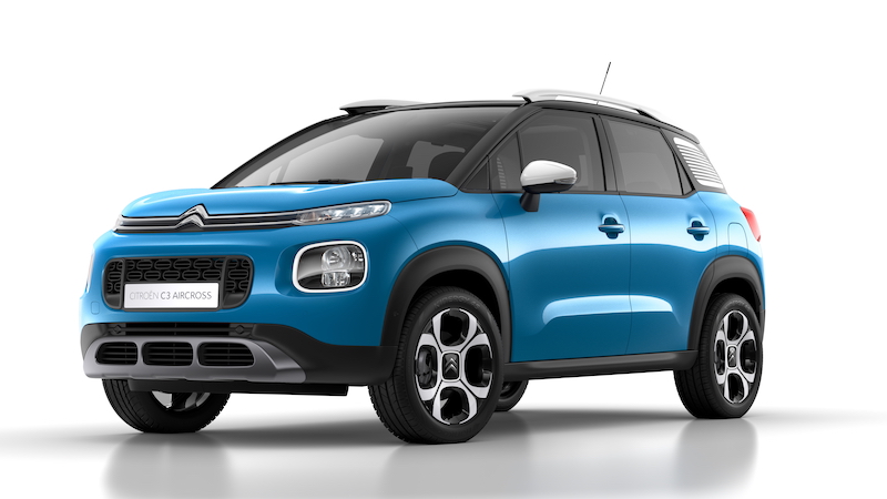 CITROEN SUV C3 AIRCROSS ORA DISPONIBILE CON NUOVE VERSIONI ABBINATE AL MOTORE BENZINA PURETECH 