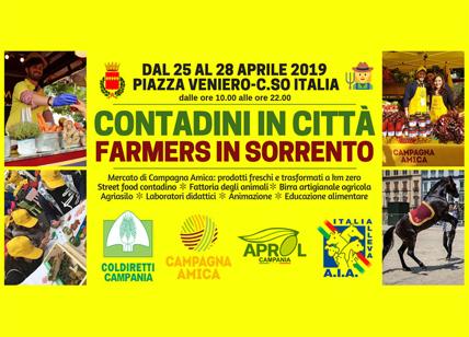 Coldiretti porta nelle piazze di Sorrento il cibo sano e autentico a km. zero