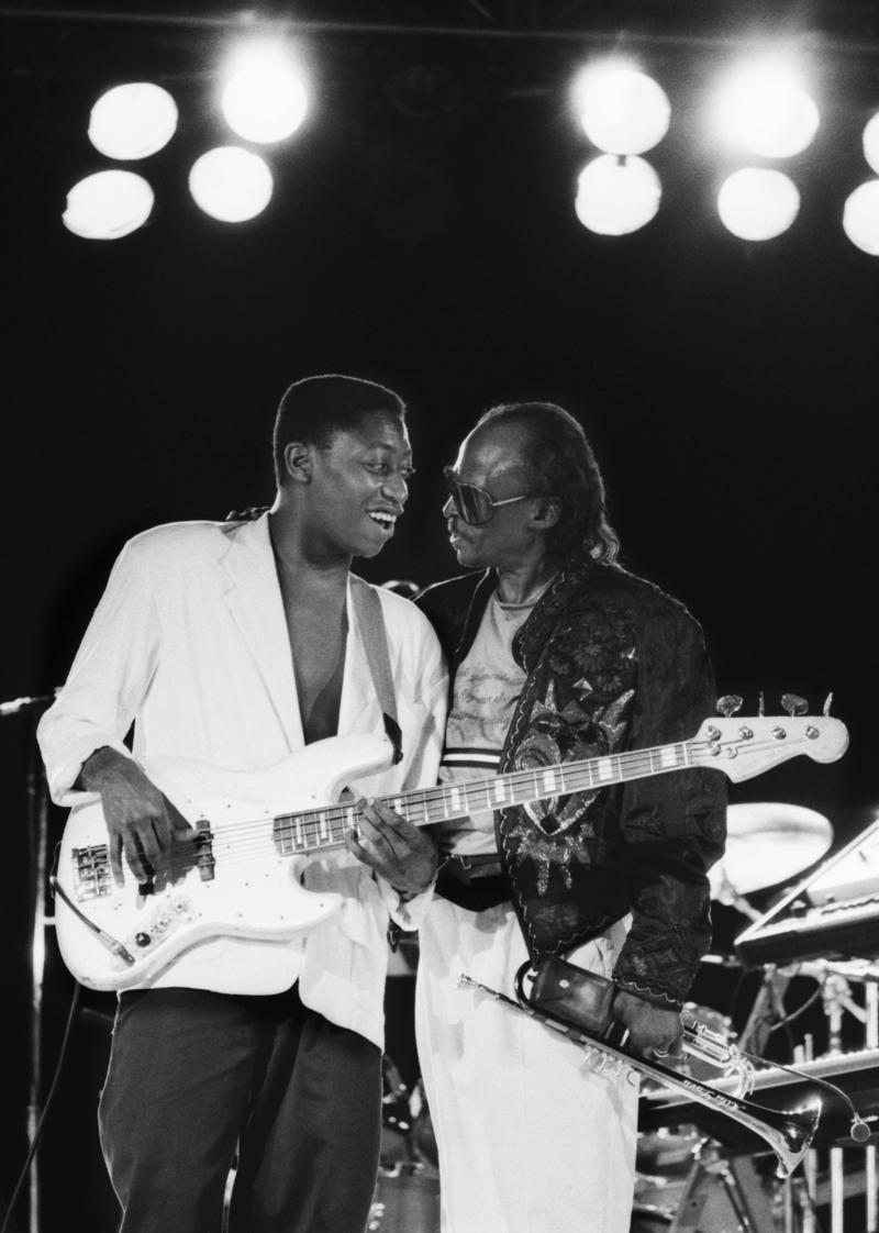 Darryl Hall e Miles Davis, Umbria Jazz, Perugia 1985 Darryl Hall e Miles Davis, Umbria Jazz, Perugia 1985