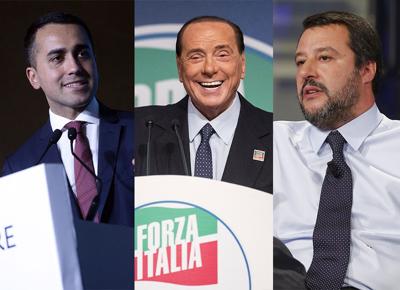 di maio berlusconi salvini ape