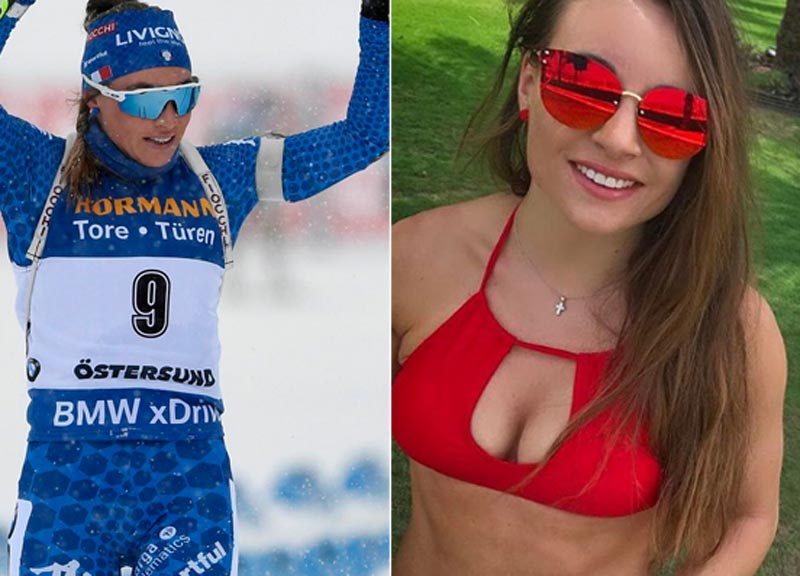 Dorothea Wierer (Lapresse e Instagram) Dorothea Wierer (Lapresse e Instagram)