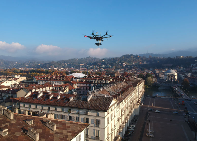 Droni 5G su Torino Droni 5G su Torino
