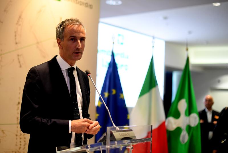 Il presidente del Consiglio Regionale della Lombardia, Alessandro Fermi Il presidente del Consiglio Regionale della Lombardia, Alessandro Fermi