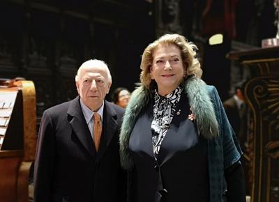 Fedele Confalonieri e Diana Bracco