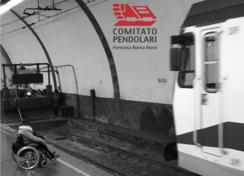 ferrovia roma nord disabile