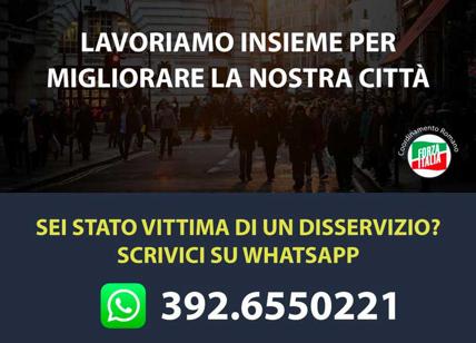 Roma, Forza Italia s'è desta. Un numero di Whatsapp per denunciare il degrado