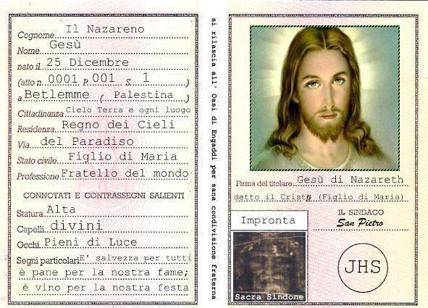 Radio Maria pubblica la Carta d'identità di Gesù. E' polemica tra i fedeli