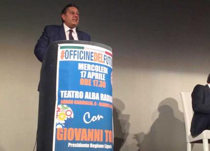 Giovanni Toti e lo schiaffo di Albano: “Votate Antoniozzi”, candidato di Fdi