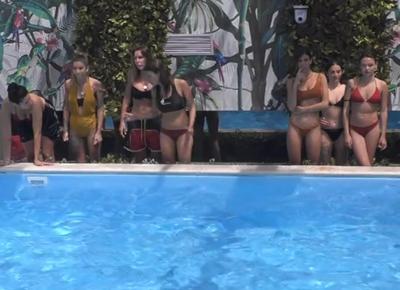 grande fratello 16 piscina