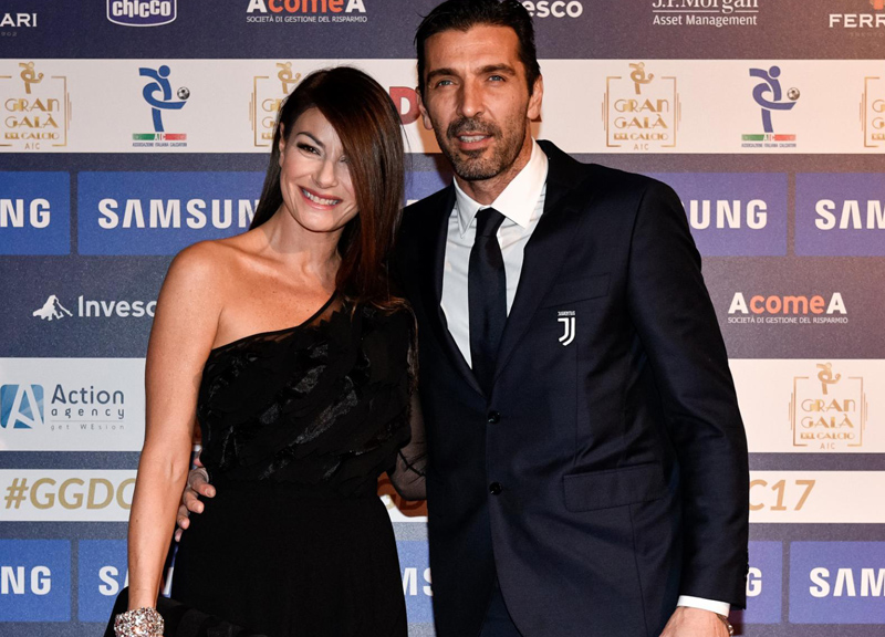 Ilaria D'Amico e Gigi Buffon (foto Lapresse) Ilaria D'Amico e Gigi Buffon (foto Lapresse)