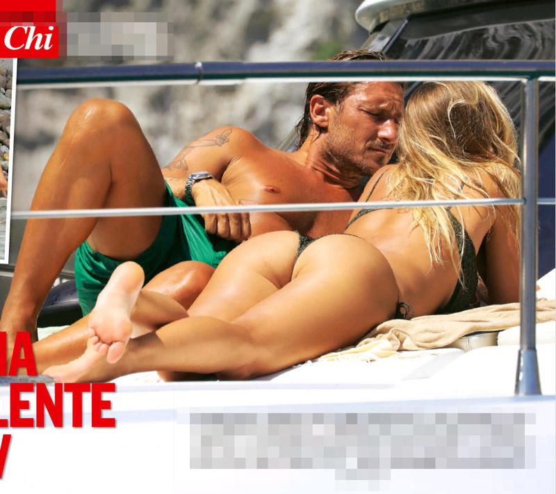 ILARY BLASI E FRANCESCO TOTTI (FOTO CHI) ILARY BLASI E FRANCESCO TOTTI (FOTO CHI)