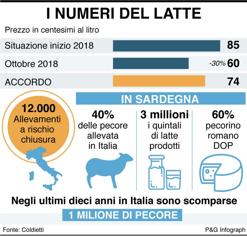 infografica numeri latte