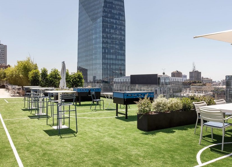 La nuova sede dell'Inter in Porta Nuova (Foto di Marco Cappelletti, courtesy di DEGW e FUD Factory| Lombardini22) La nuova sede dell'Inter in Porta Nuova (Foto di Marco Cappelletti, courtesy di DEGW e FUD Factory| Lombardini22)