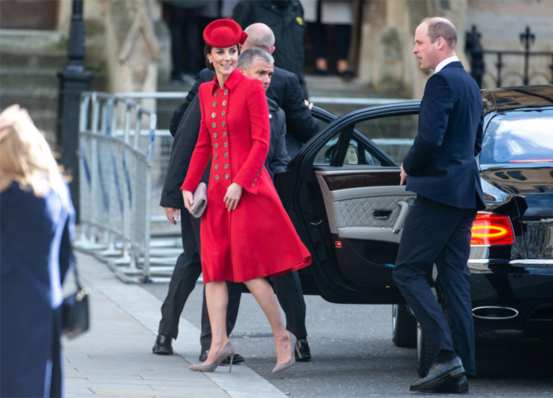 kate middleton rosso ape