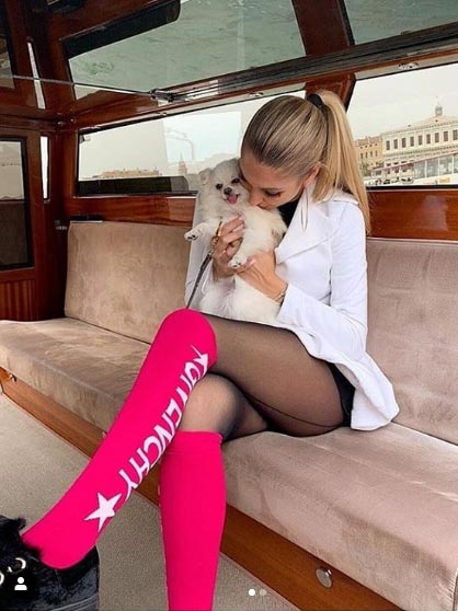 Lady Skriniar, Barbora Hroncekova (fonte Instagram) Lady Skriniar, Barbora Hroncekova (fonte Instagram)