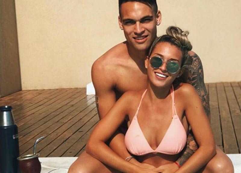 LAUTARO MARTINEZ E AGUSTINA GANDOLFO (fonte Instagram) LAUTARO MARTINEZ E AGUSTINA GANDOLFO (fonte Instagram)