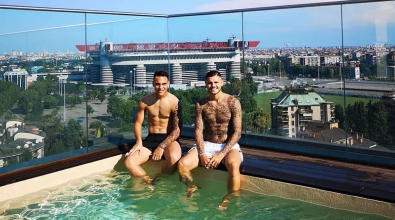LAUTARO MARTINEZ E ICARDI (Instagram Icardi) LAUTARO MARTINEZ E ICARDI (Instagram Icardi)