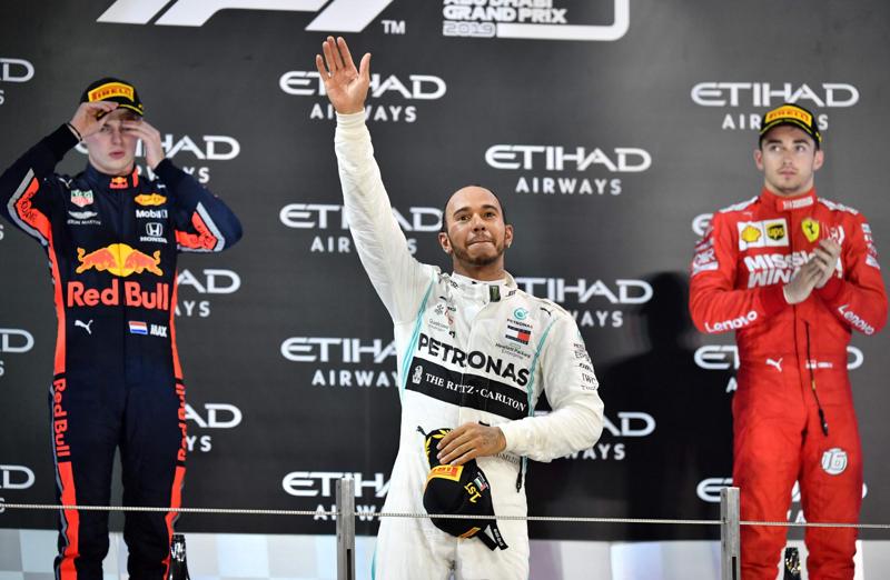LEWIS HAMILTON, CHARLES LECLERC E MAX VERSTAPPEN (Lapresse) LEWIS HAMILTON, CHARLES LECLERC E MAX VERSTAPPEN (Lapresse)