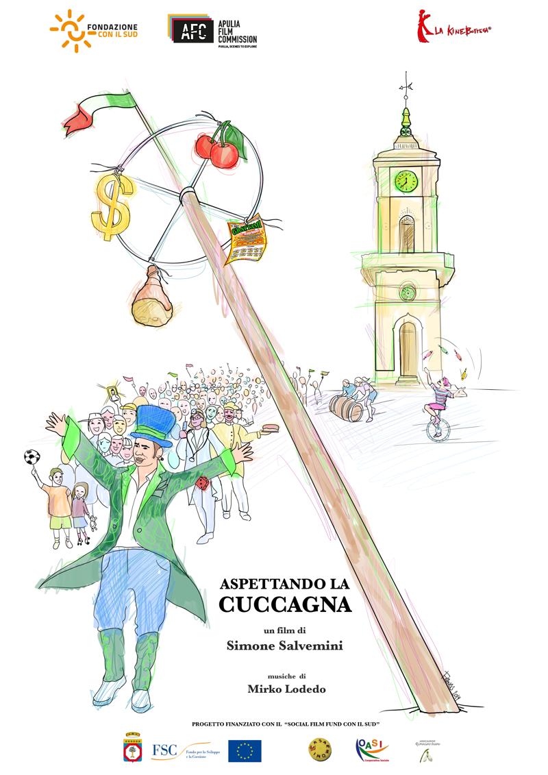 Locandina A3 Aspettando la Cuccagna Social Film Fund