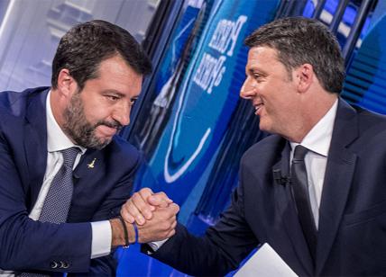 Salvini Renzi confronto TV, macché boxe. Un noioso minuetto con Vespa regista