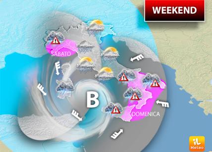 Previsioni meteo, da venerdì e nel weekend pericoloso vortice ciclonico