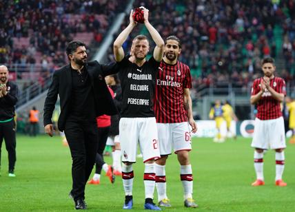 Milan, Abate: standing ovation di San Siro. Ignazio si commuove. Gattuso: "Ci mancherà"