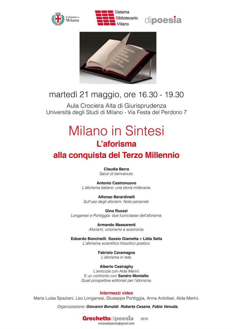 Milano in Sintesi Milano in Sintesi