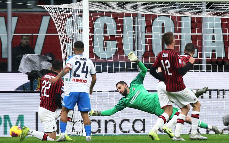 MILAN NAPOLI DONNARUMMA INSIGNE